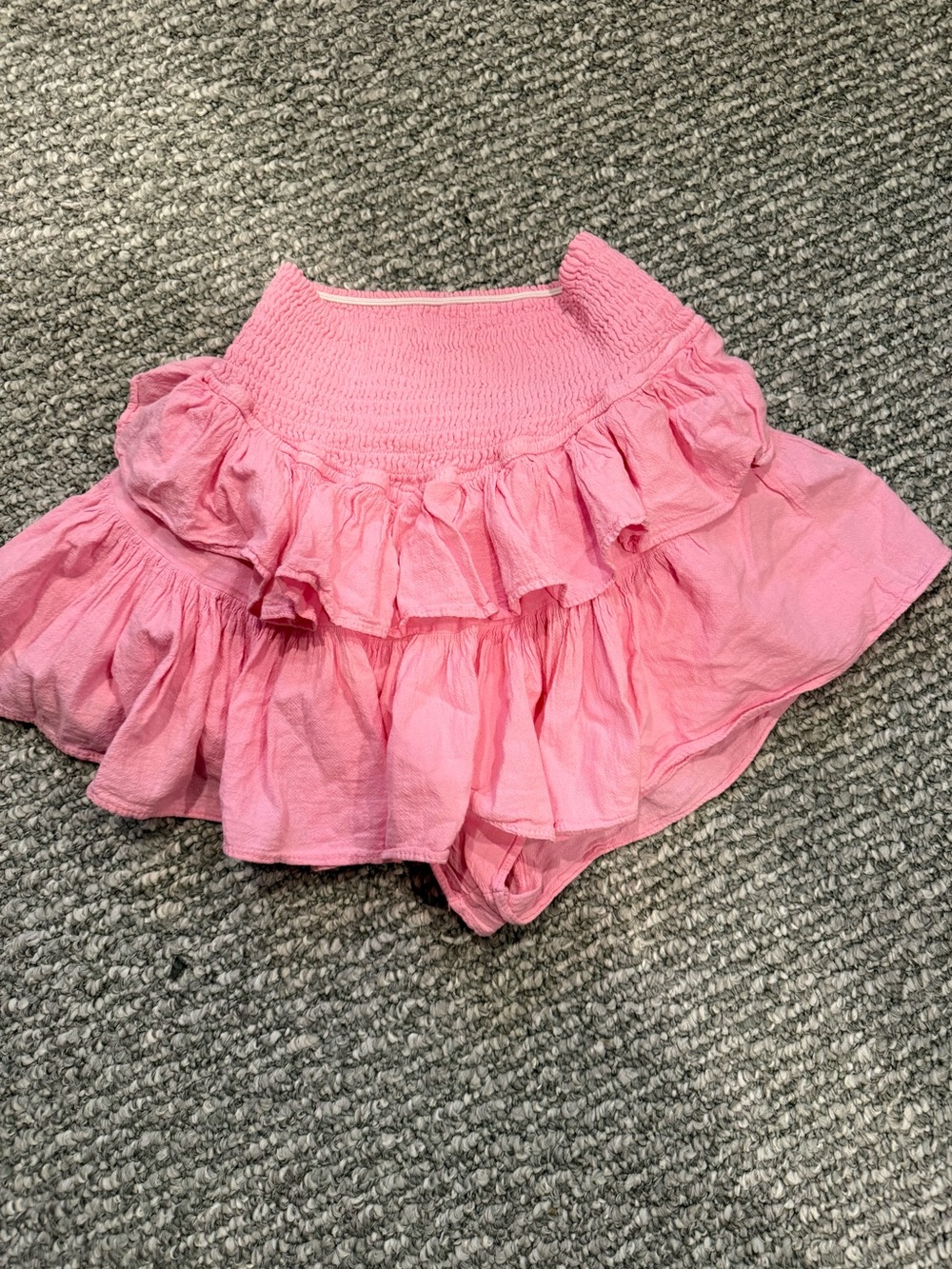 Pink Ruffled Tiered Women's Skirt